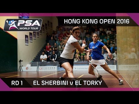 Squash: Hong Kong Open 2016 - El Sherbini v El Torky - Rd 1 Highlights