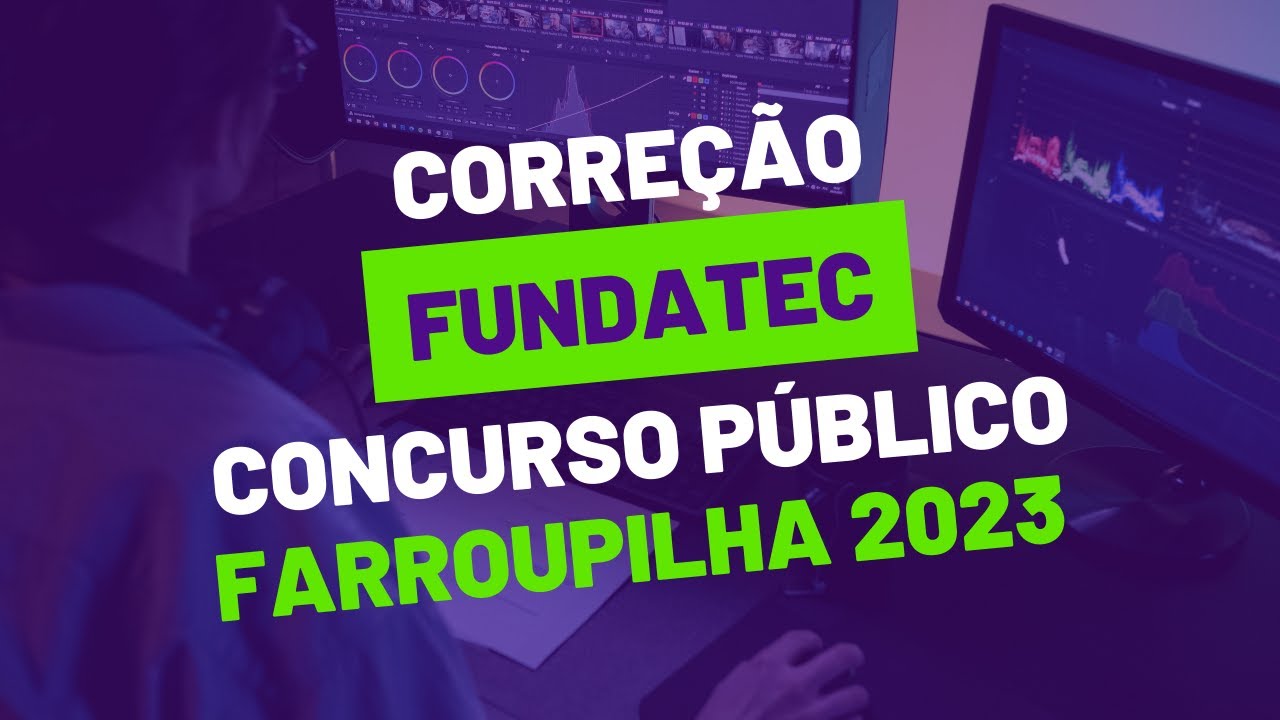Correção da prova de MATEMÁTICA de Farroupilha -  BANCA FUNDATEC