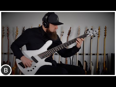 KIESEL 5-STRING FANNED FRET BASS