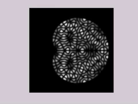 Cardioid Excited Eigenfunction Nodal Domain Pattern