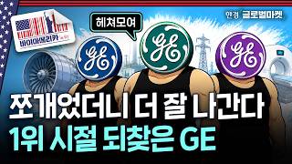 시총 50 밖으로 밀려났던 1위 기업..쪼갠 뒤 되살아난 제조업의 전설, GE 삼총사 | 바이아메리카 in …