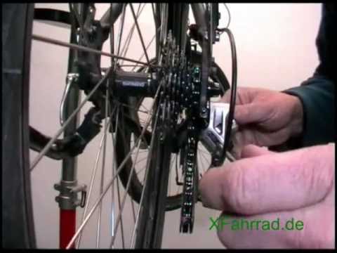 XFahrrad.de - Adjusting the derailleur of the derailleur gears correctly