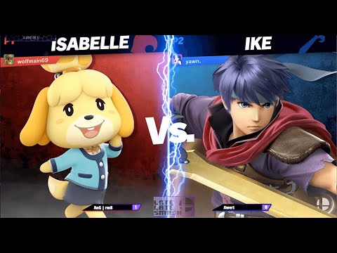 Up to Snow Good - Late Late Smash #3 - Winners Finals AnG | rm8 (Ike) vs Awert (Isabelle)