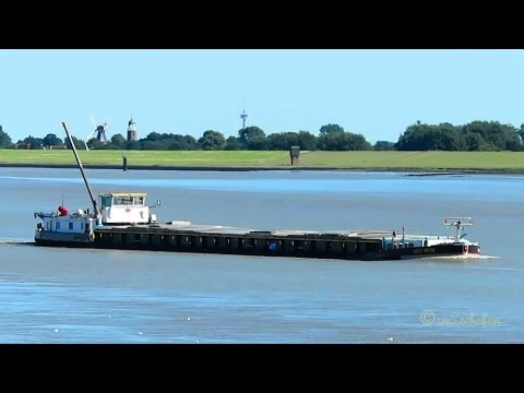 GMS ROLF-HEIN DF3745 MMSI 211536840 Emden riverbarge inland cargo ship Binnenschiff