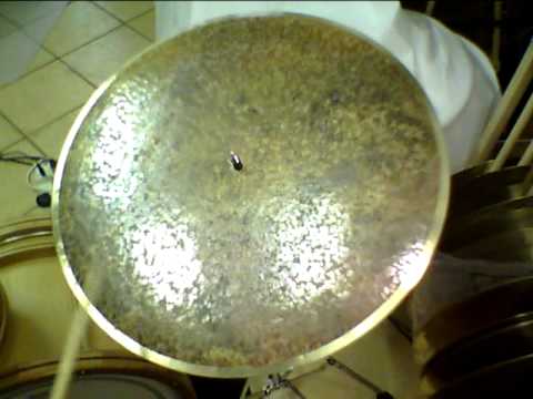 22" CLTB Flat Ride, 2407g, Hand hammered by independent cymbalsmith Craig Lauritsen.