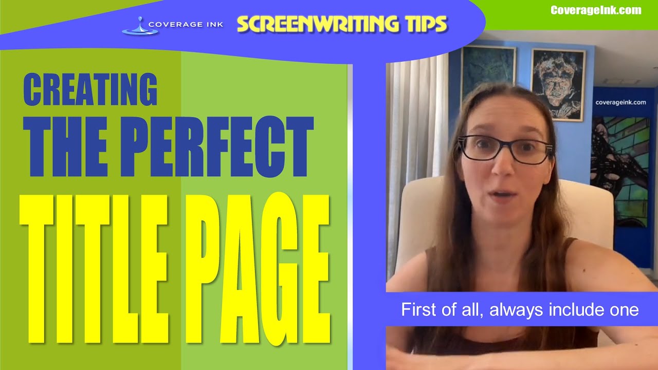 #Screenwriters: How to Properly Format Your Title Page in Final Draft