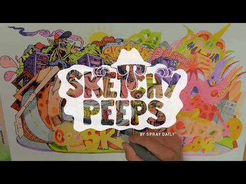 SKETCHY PEEPS 013 - RIOT1394
