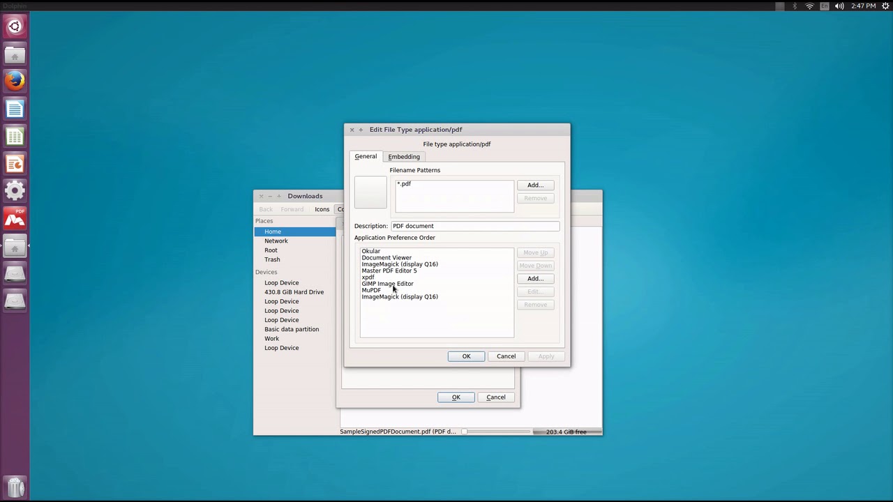 Make Master PDF Editor Default PDF App