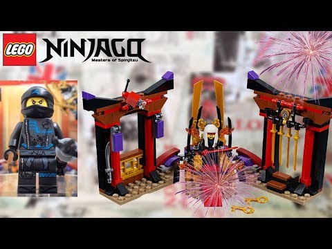 LEGO Ninjago 'Решающий бой в тронном зале' (70651)-ОБЗОР