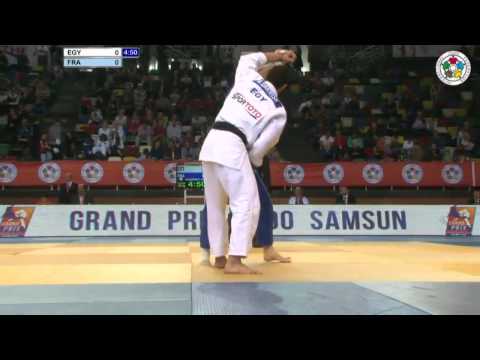 Judo Grand-Prix Samsun 2013: Mohamed DARWISH (EGY) - Axel CLERGET (FRA) Repechage [-90kg]