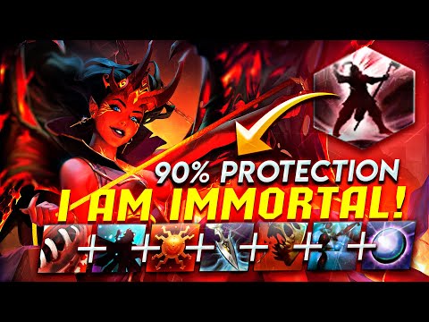 [Bulwark + Dispersion + Berserker] = IMMORTAL QUEEN OF PAIN! 90% Protection = I will live forever!