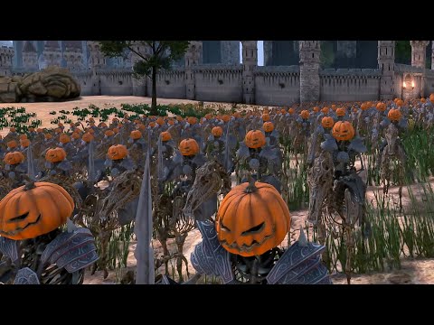 20000 HALLOWMANS VS 20000 SPARTANS - Ultimate Epic Battle Simulator 2 UEBS2
