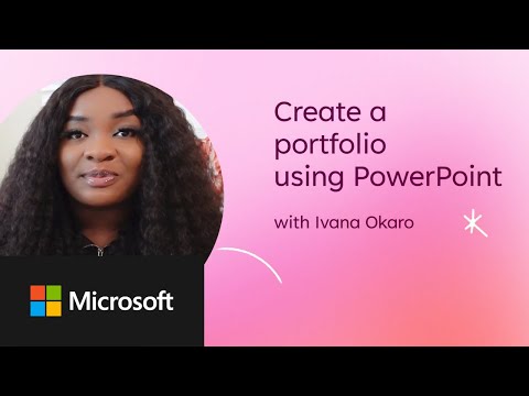 Microsoft Create: Create a UGC portfolio using PowerPoint