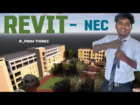 Nandha engineering campus | Eagle view | Revit | Enscape | Prem thinks