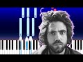 Je Te Laisserai Des Mots Patrick Watson Piano Tutorial