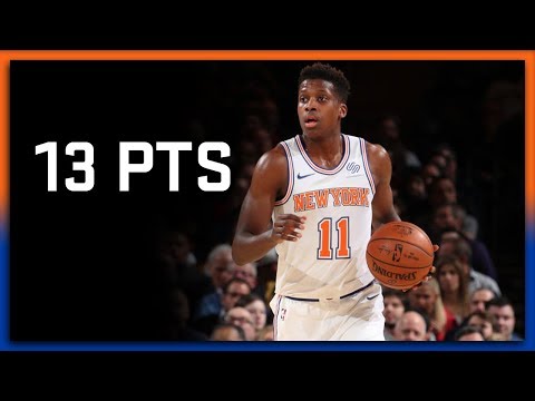 Frank Ntilikina Full Highlights Knicks vs Warriors 2.26.18 - 13 Points