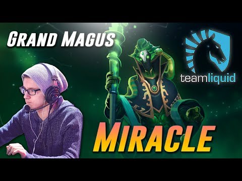 Miracle Rubick Grand Magus Mid - Dota 2 Pro MMR Gameplay