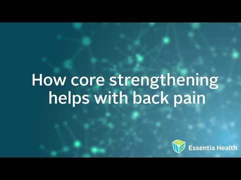 Rehabilitation: Reduce Back Pain with Core Strength - Essentia Health