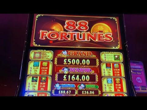 £200 vs 88 Fortunes Arcade FOBT Slots. £2 a go £500 Jackpot