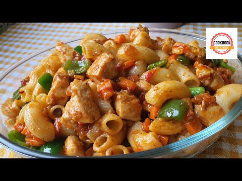 , title : 'How to make chicken Macaroni | Quick and delicious macaroni recipe  by cookbook with saba taimoor'