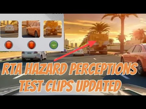 RTA Hazard Perception Test 2025 #DriveDubai Mock Test