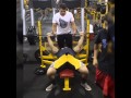 335 x 5 lbs (152 kg) Bench Press | Nick Salles