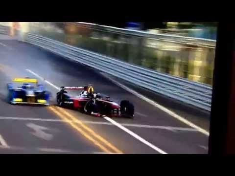 Formula E first race last corner cash!!!