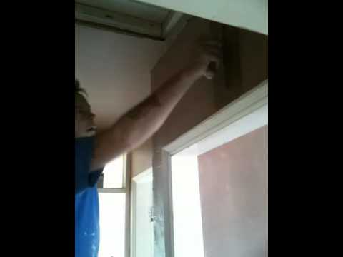 Reskimming a landing and stairs