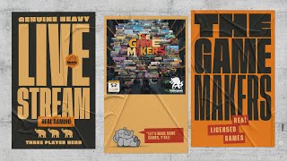 The Game Makers - 3p Teaching & Play-through by Heavy Cardboard