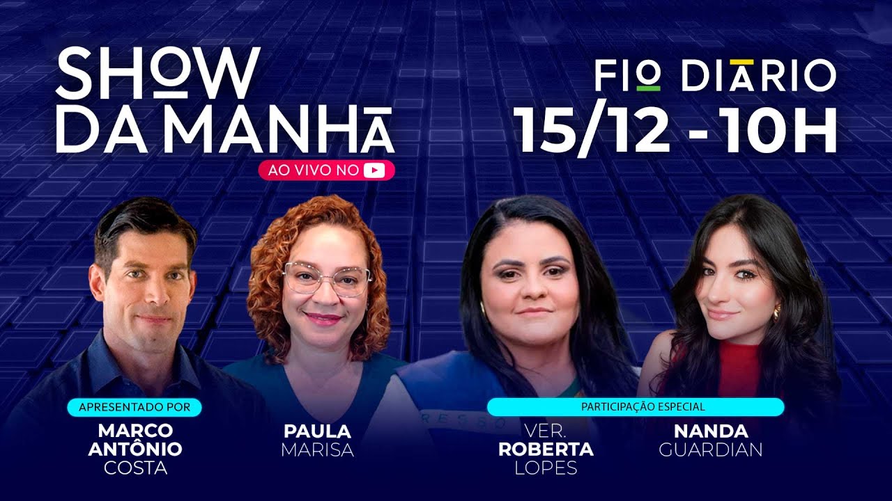 SHOW DA MANHÃ - O CALVÁRIO DE BOLSONARO - MORAES FECHA O CONGRESSO - 15/12/2025
