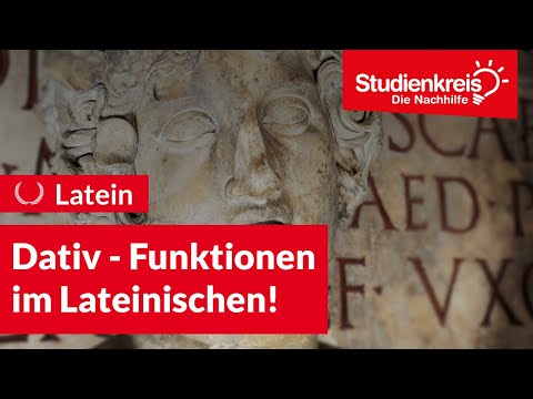 Dativ - Funktionen im Lateinischen! | Latein verstehen mit dem Studienkreis