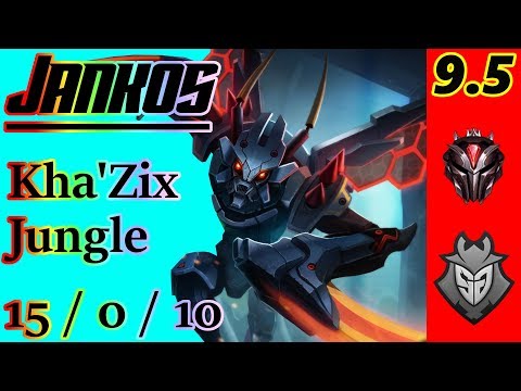 Jankos as Kha'Zix Jungle | S9 Patch 9.5 | Full Gameplay