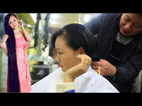 4K video_Xiaoling Liu's Haircut