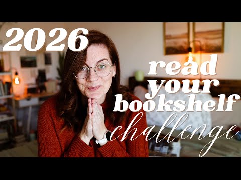 📣 announcing the 2026 READ YOUR BOOKSHELF CHALLENGE! 📣 reading prompts for every month of the year