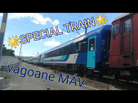 IR-N 347 Viena-București Nord "Dacia Express" cu vagoane MÁV, spre SIGHIȘOARA  [🌟SPECIAL TRAIN🌟]