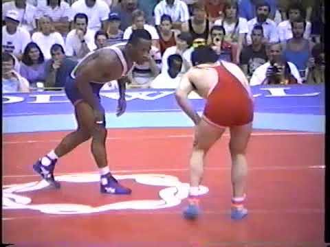 68 KG Nate Carr (USA) vs Arsen Fadzaev (RUS) - 1990 Goodwill Games