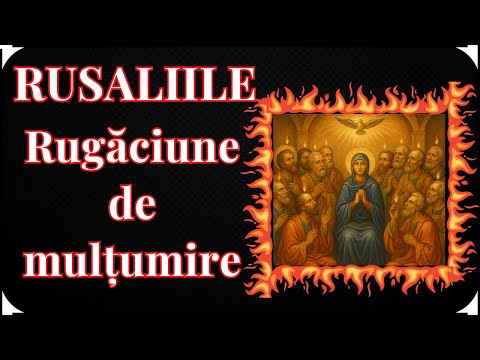 🔥Rugăciune în ziua de Rusalii - Pogorârea Duhului Sfânt