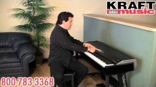 Video thumbnail for Kraft Music - Roland V-Piano Demo with Rick DePiro by Kraft Music