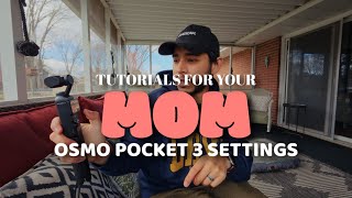 Osmo Pocket 3: The BEGINNERS Vlogging Settings Guide