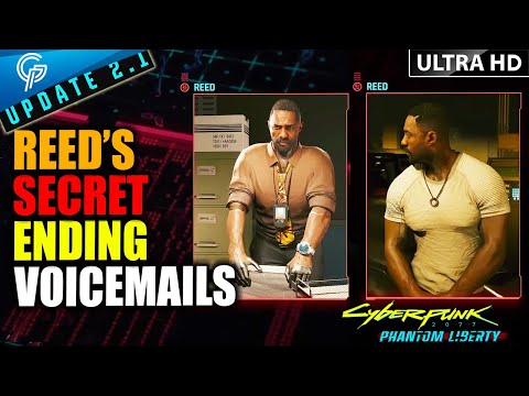 Solomon Reed's SECRET ENDING VOICEMAILS | Cyberpunk 2077 PHANTOM LIBERTY