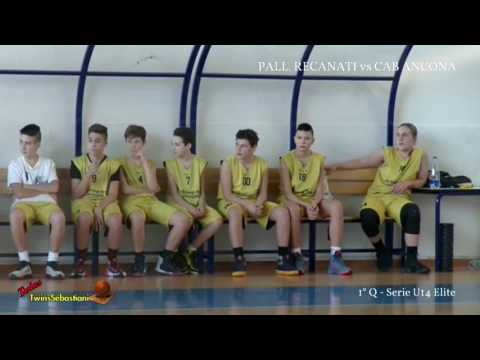 1°/2°Q PALLACANESTRO RECANATI vs CAB STAMURA ANCONA 18/12/2016 U14 Elite