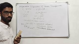 Eigenvalues and Eigenvectors of Linear Transformation