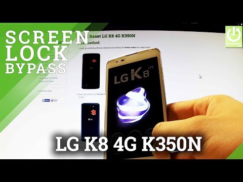 Hard Reset LG K8 4G K350N - Bypass Pattern and Password in LG