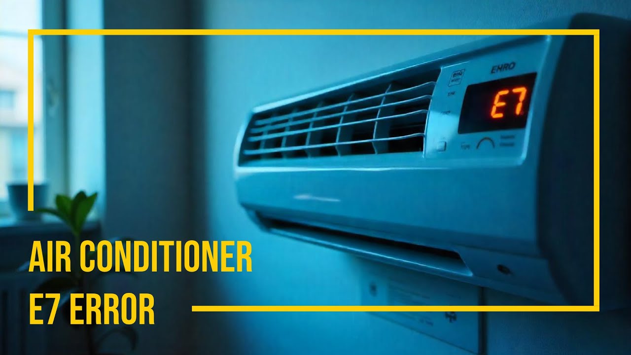 E7 Error Code On Air Conditioner |  How To Fix E7 Error On AC