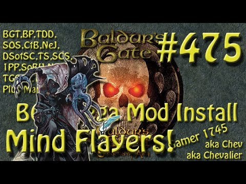 Let's Play Baldur's Gate Trilogy Mega Mod Part 475 Mind Flayers in Athkatla?