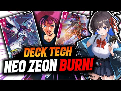 A NEO META POWERHOUSE! R/W Neo Zeon Blocker Burn Deck Tech ► Gundam Card Game