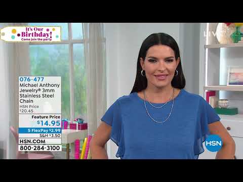 HSN | Michael Anthony Jewelry Birthday Blowout 07.15.2019 - 09 AM