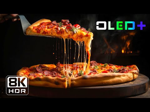 OLED TEST - Best Food in 8K HDR | Dolby Vision™
