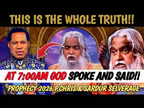 BREAKING‼️AT 7:00AM GOD SPOKE & SAID,P.CHRIS, SELVERAGE PROPHECY 2026 || PASTOR CHRIS OYAKHILOME 