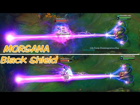 LOL Funny : MORGANA Black Shield . . . . . . vs The Whole World 😍 | LUXUBU